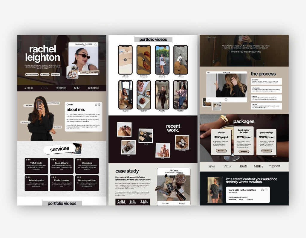 IOS CORE UGC - Porfolio Templates