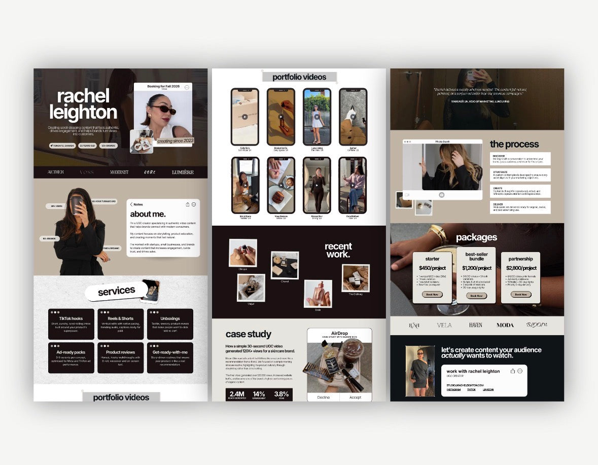 IOS CORE UGC - Porfolio Templates