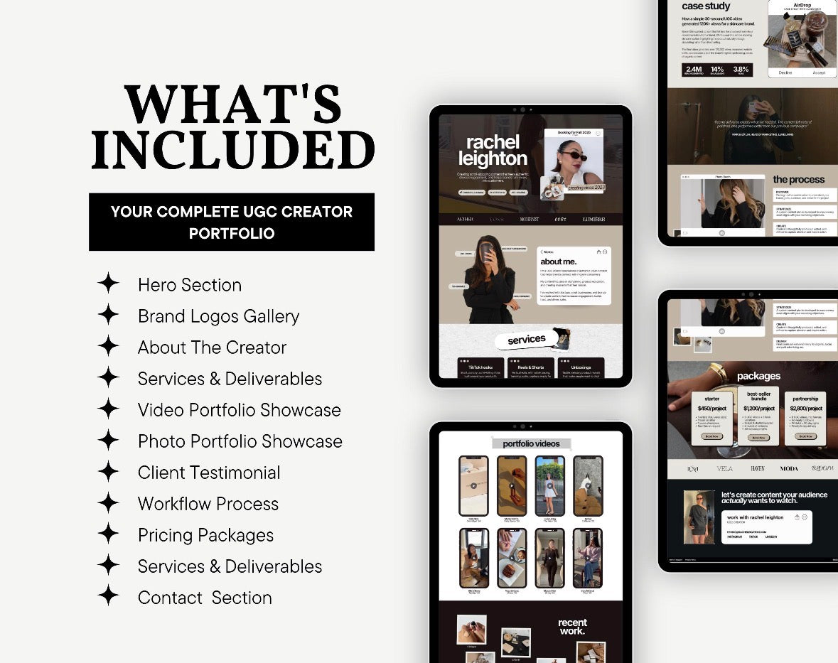 IOS CORE UGC - Porfolio Templates