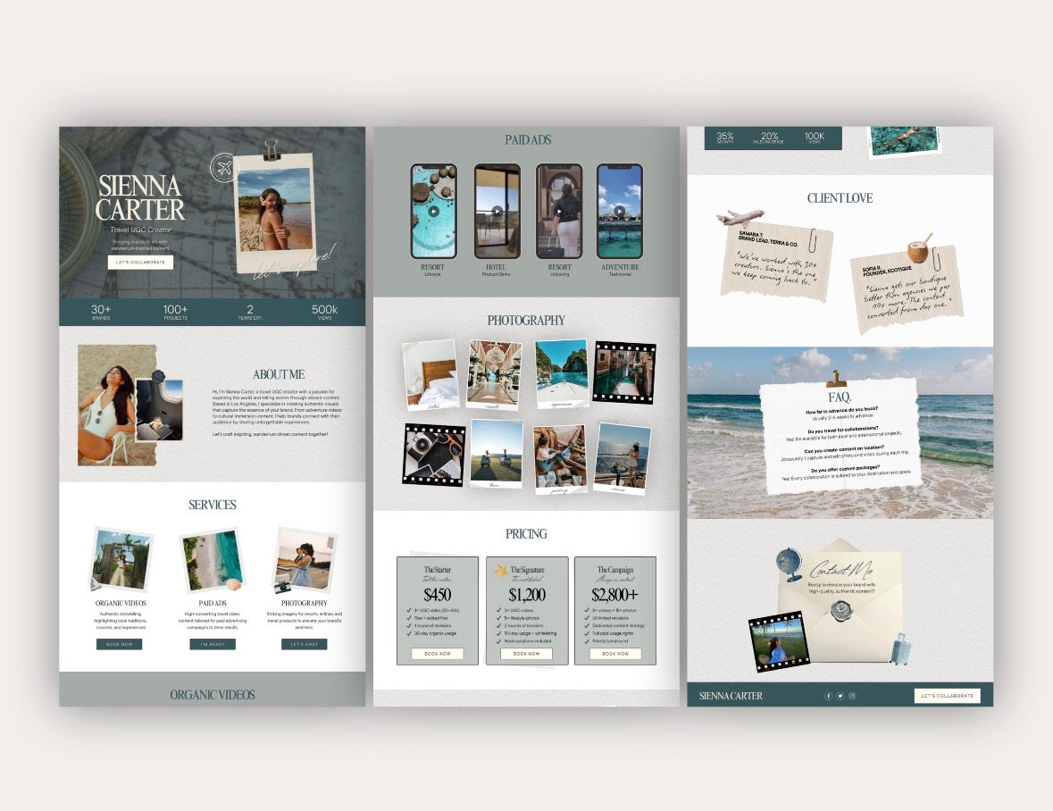 UGC Porfolio -Travel